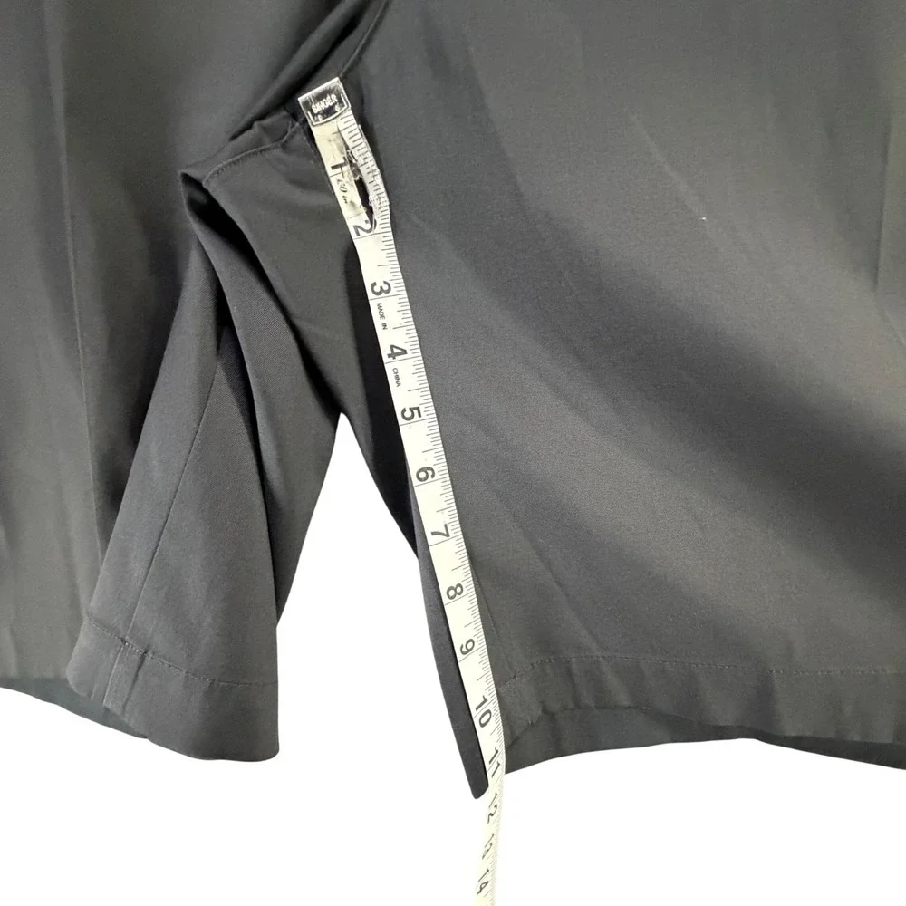 Nike Golf Flat Front Tech Short Mens 40 Black Dri FIT Performance Travel Outdoor